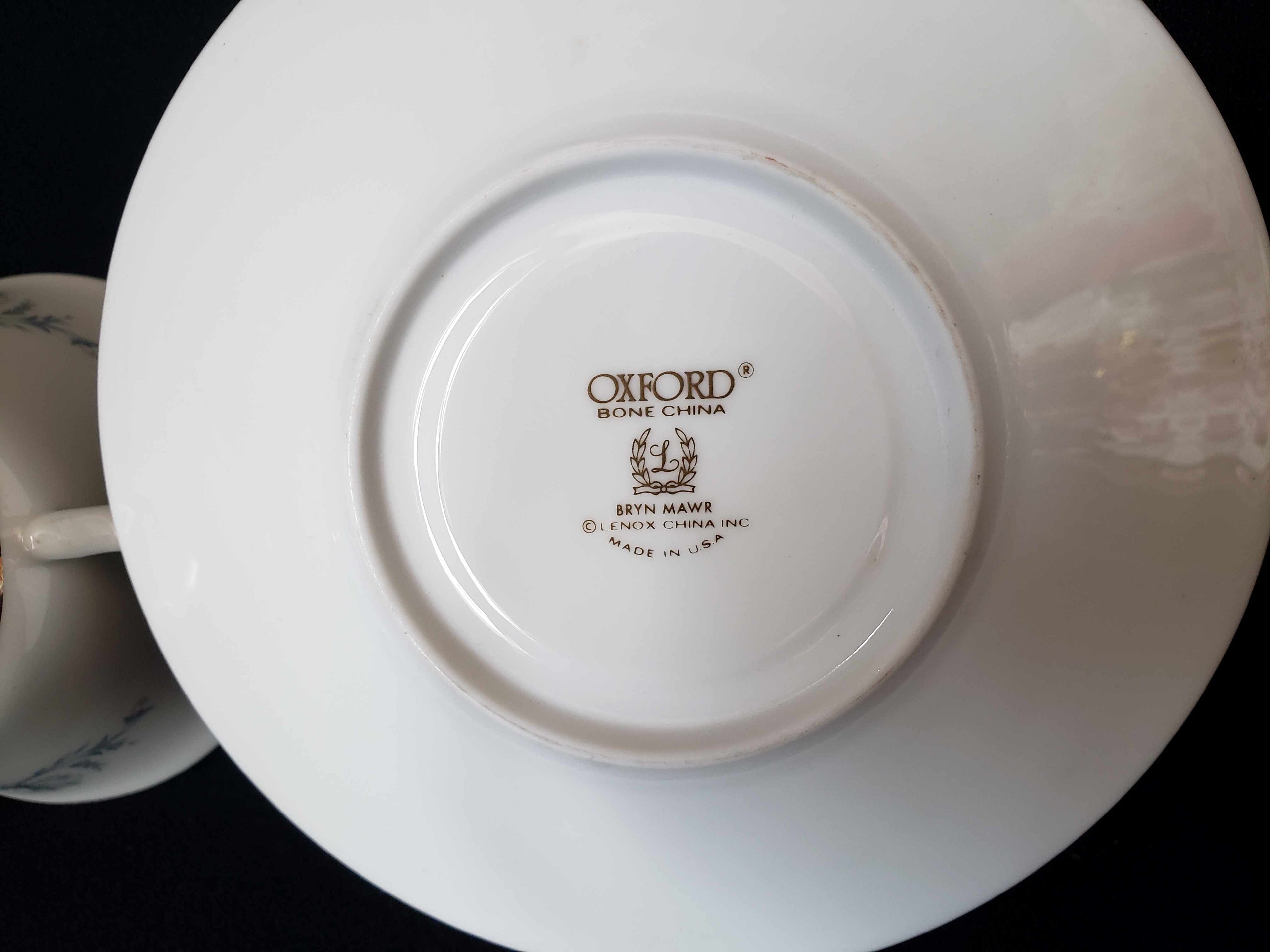 Vintage Lenox Bryn Mawr Tea Cup with Saucer (lot 1929)