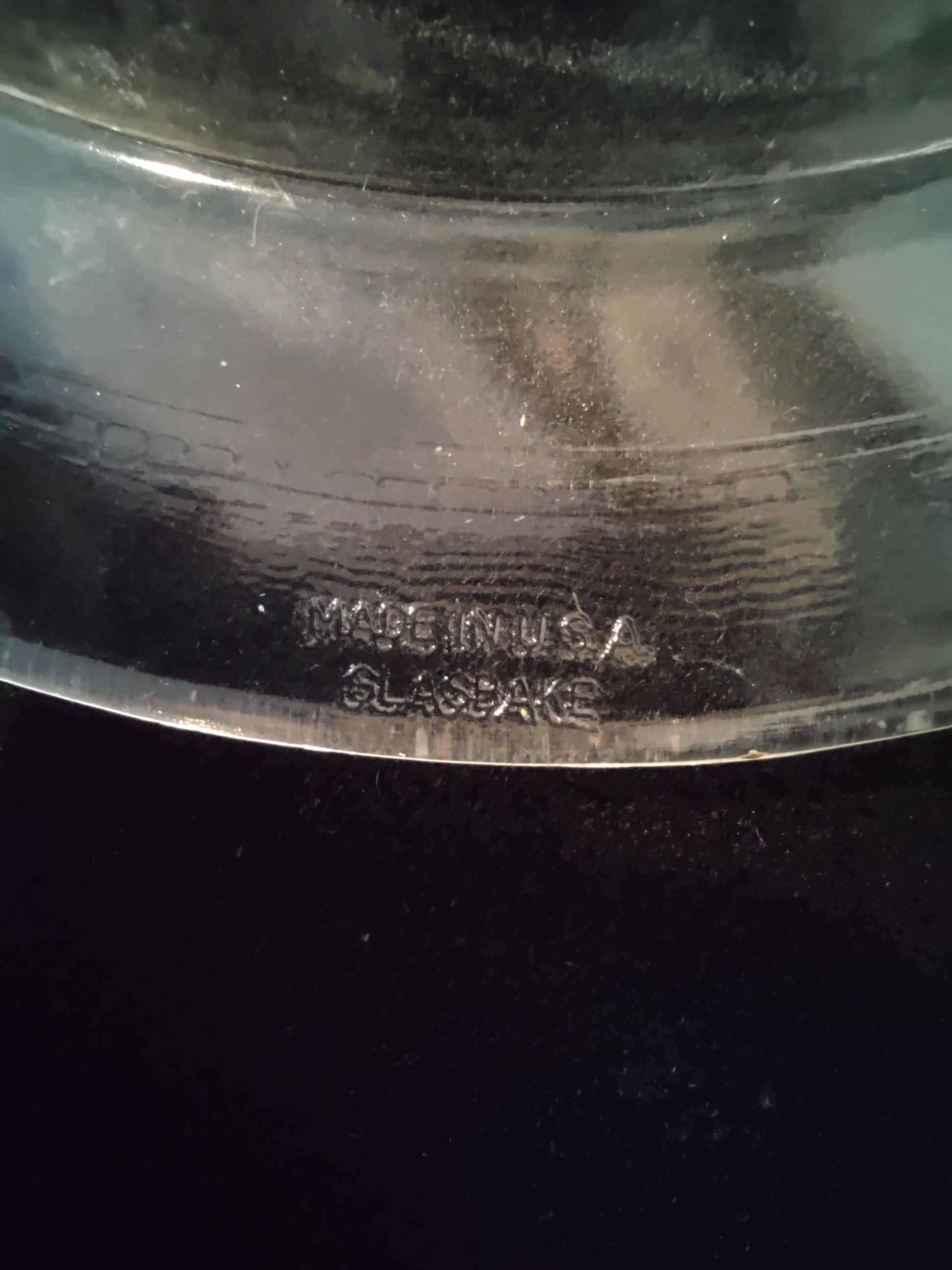 Vintage Glasbake Oval Serving Tray Clear Glass 15"x11" (lot 3244)