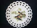 Vintage Kemple Birds Motif Milk Glass Wall Plate (lot 2190)