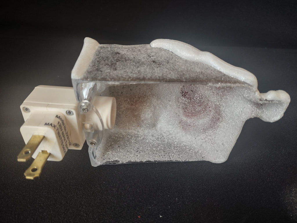 Christmas Night Light Frosted Ice Cream Cone (lot 1704)