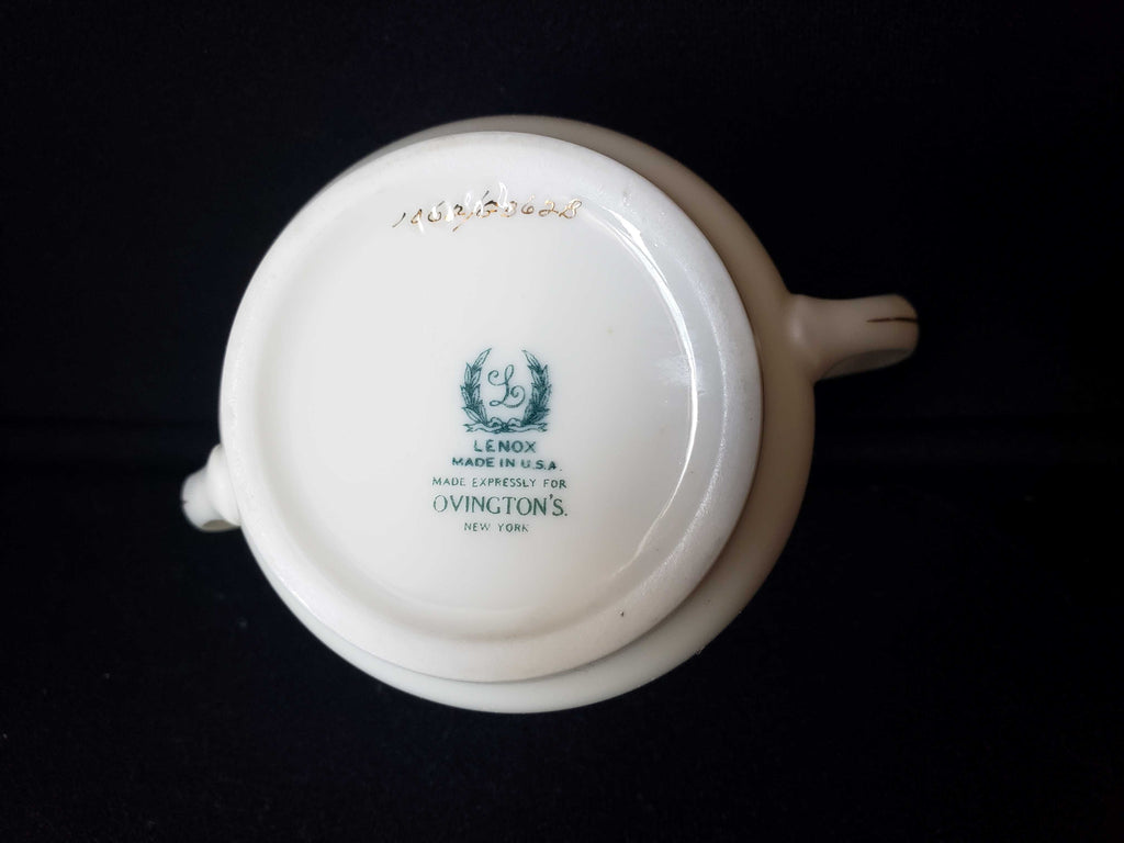 Vintage Lenox Ovington's Sugar Bowl NO LID (lot 1949)