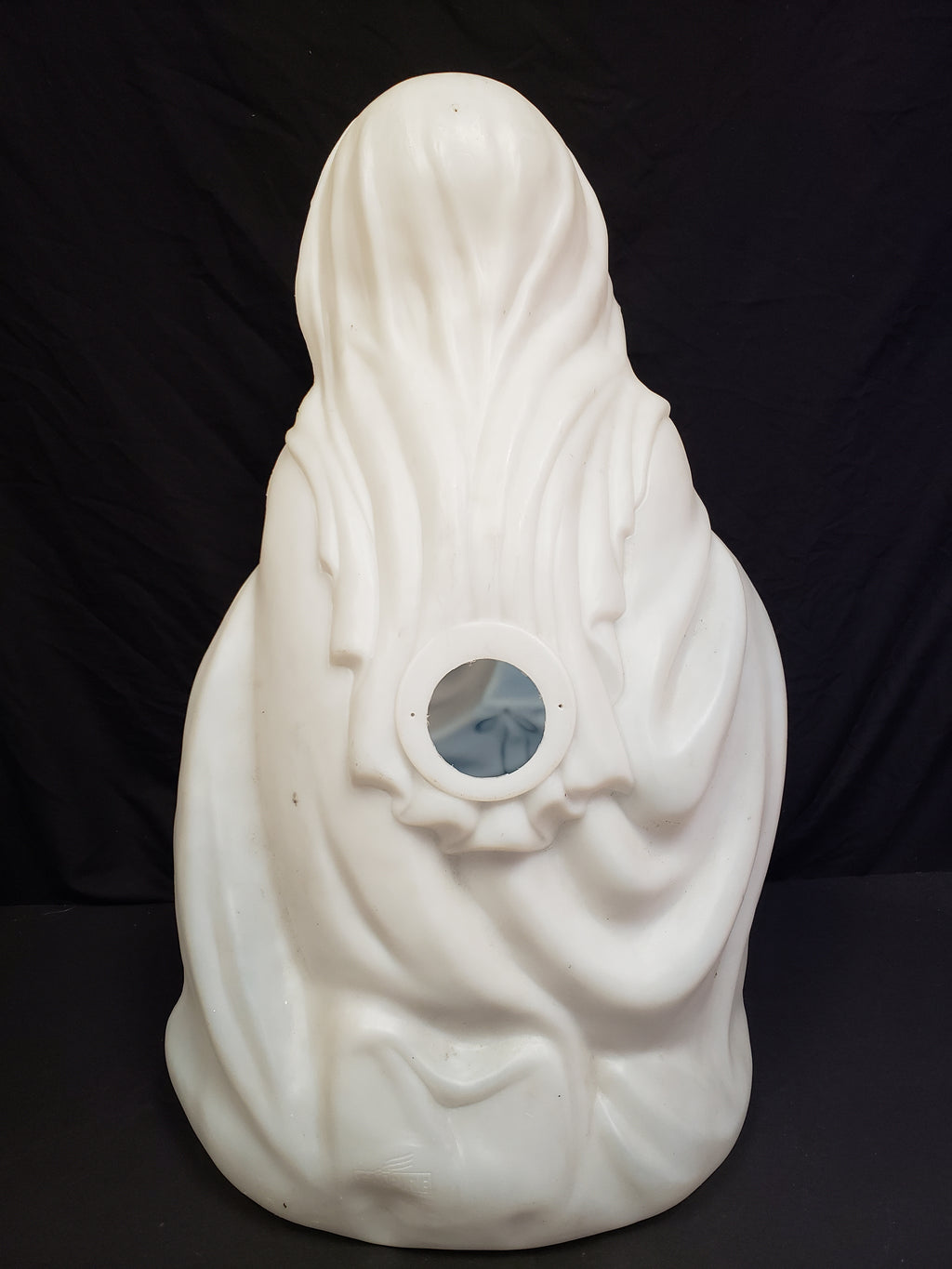 Vintage Christmas Outdoor Blue Closed Eyes Mary Blow Mold 27" (lot 2266)