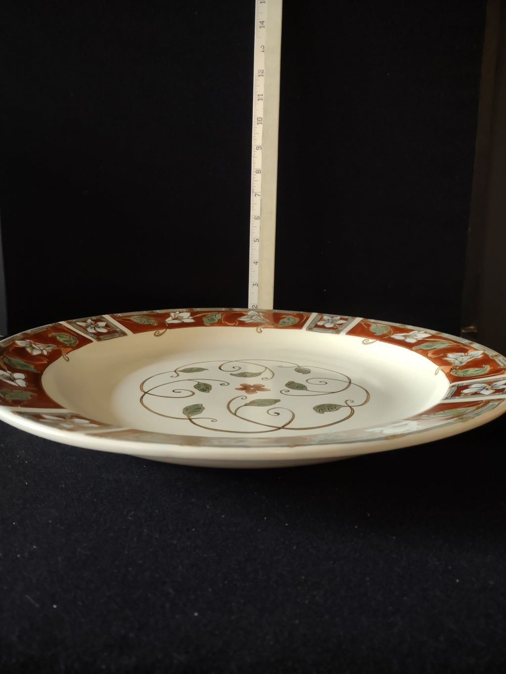 Vintage Pfaltzgraff Mission Flower Large 15" Serving Platter (Lot 5247)