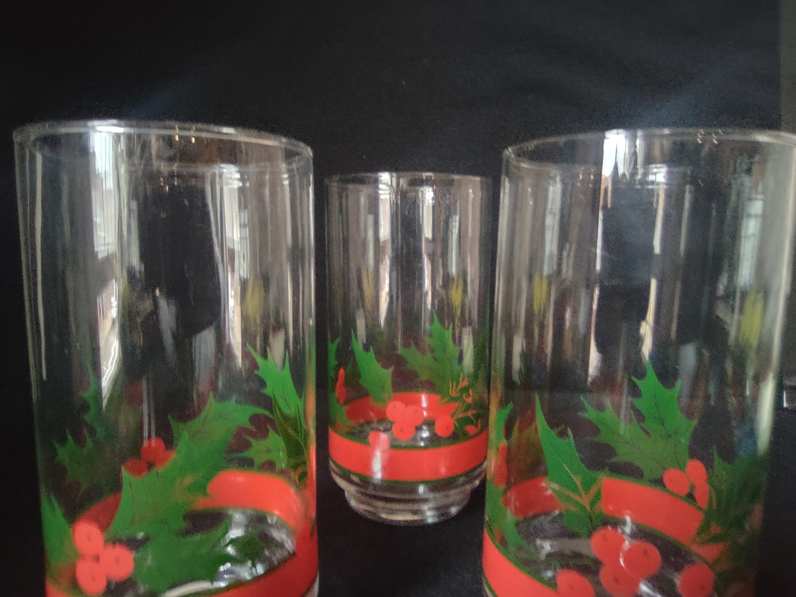 Vintage Set of 3 Libbey Water Dinner Glass (lot 2290)