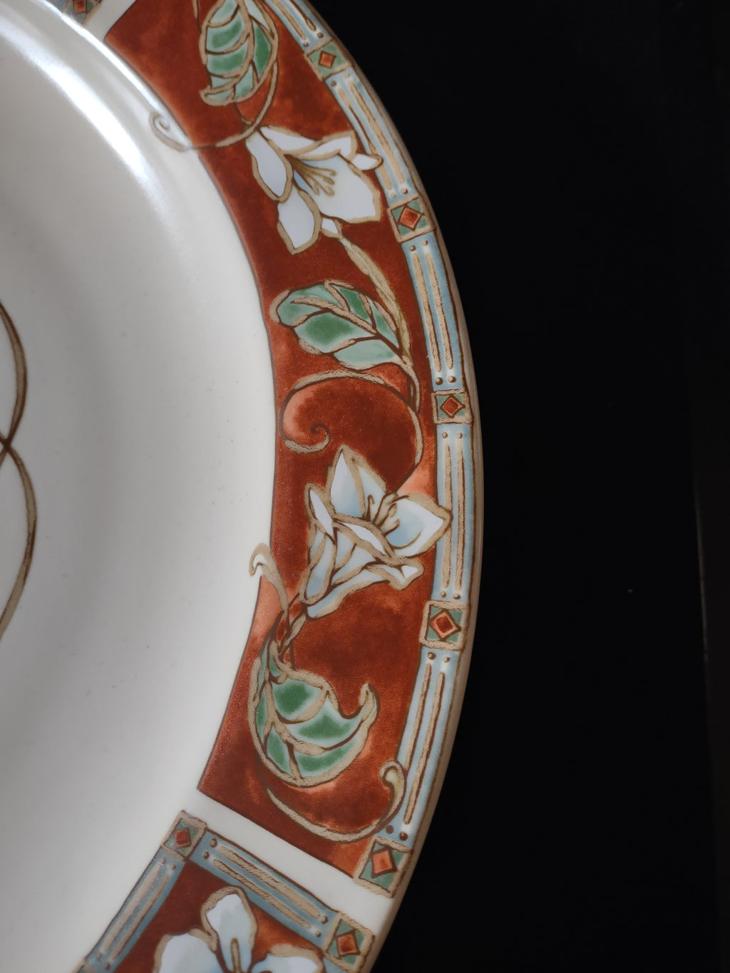 Vintage Pfaltzgraff Mission Flower Large 15" Serving Platter (Lot 5247)