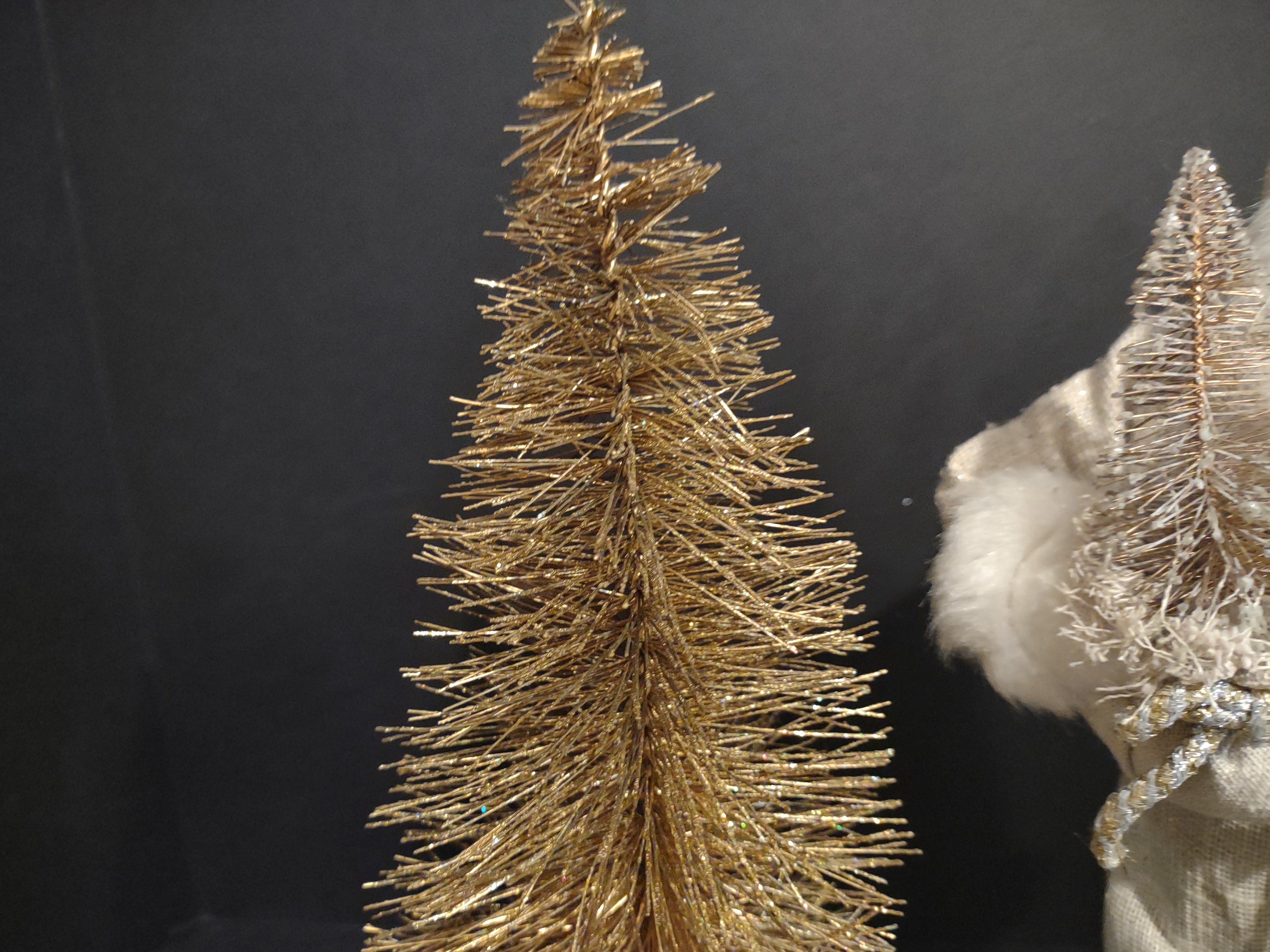 Christmas Holiday Set Graland 88" Santa 12" Tree 12" Gold Silver Color (lot 1265