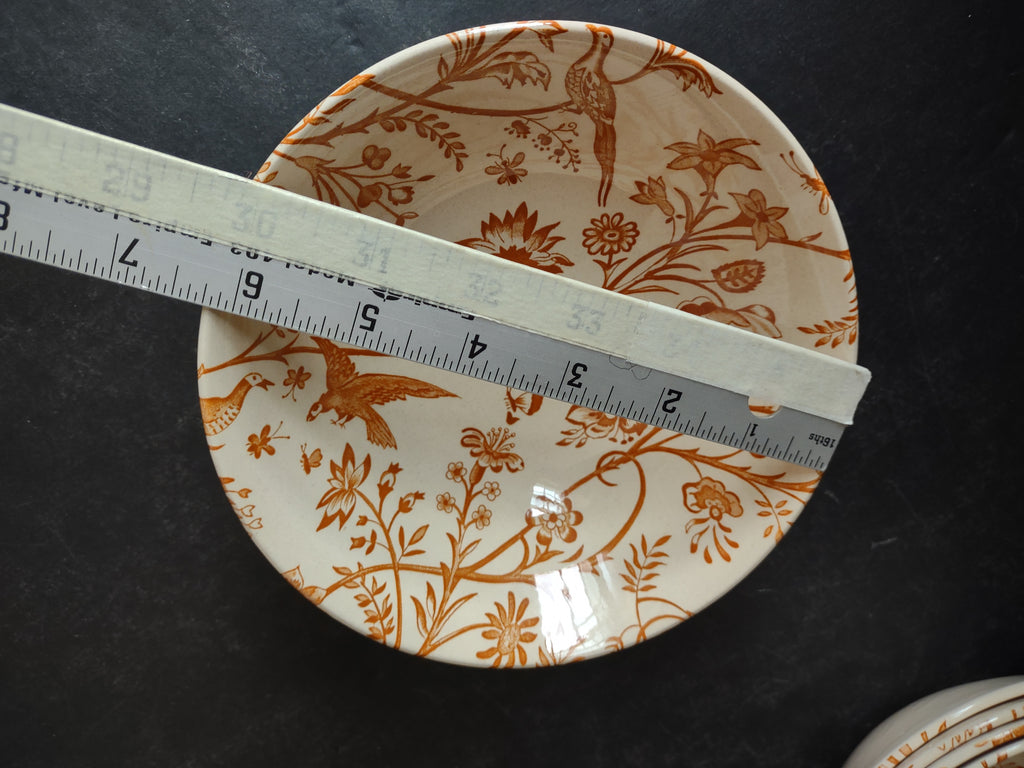 Laura Ashley Ironstone Oriental Garden Johnson Bros Cereal Bowl x 5 (lot 5550)