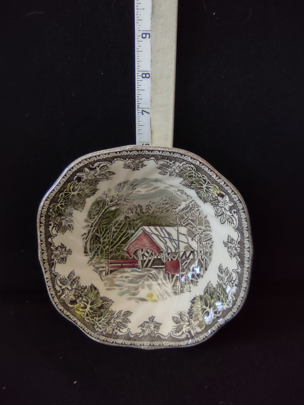 Vintage Johnson Brothers Cereal Bowl The Friendly Village x 6 (Lot 5531)
