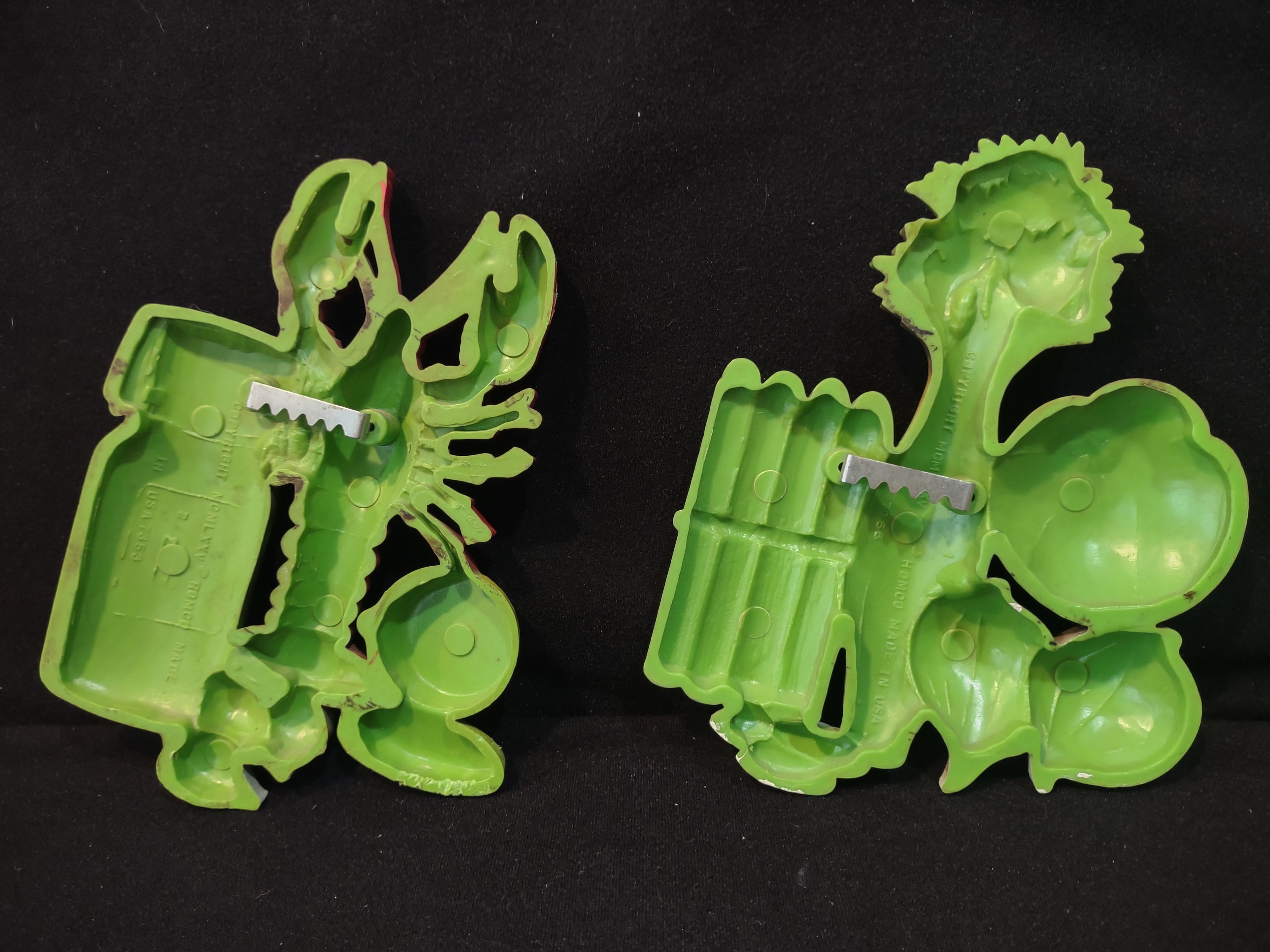 Vintage Home Interior Wall Hanging Plastic Lobster Vegetable (lot 2871t)