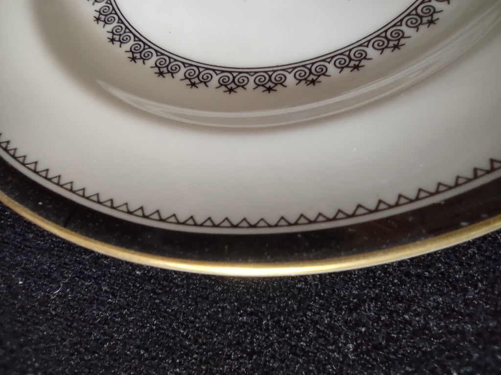 Vintage Spode Bread Butter Plate Bone China Camelot Gold Trim (Lot 5739)