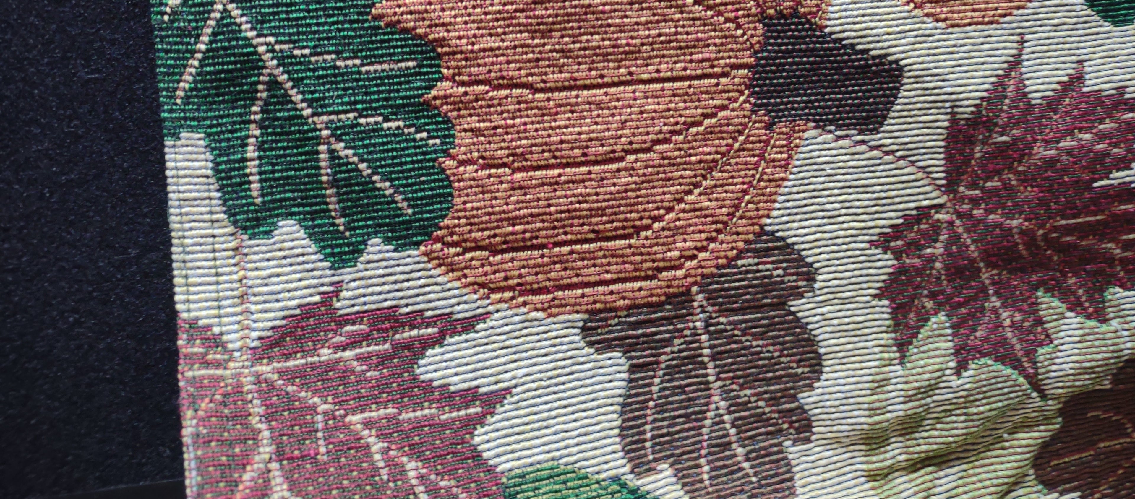 Thanksgiving Fall Table Runner Jacquard Weave Pumpkins 72 X 13" (Lot 4349)