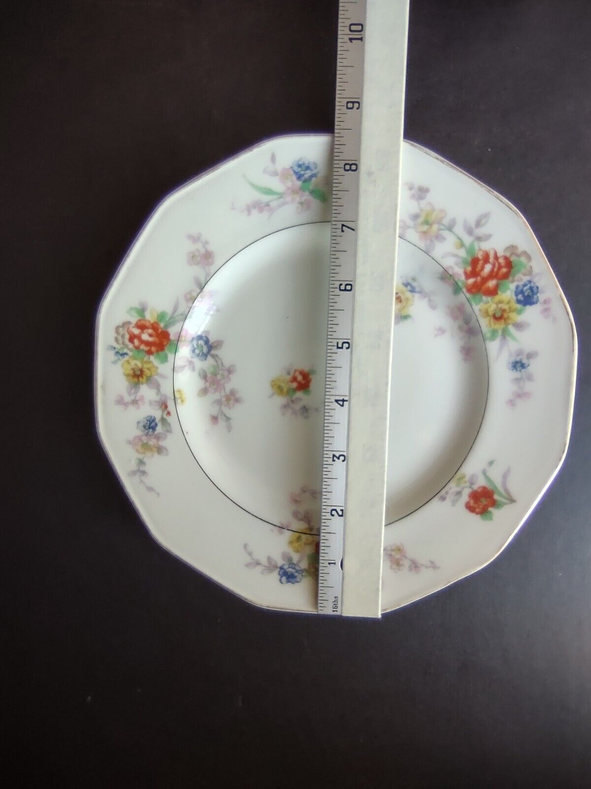 Haviland Limoges White Jewel 6 x Luncheon Salad Plate 8-1/2" Floral (801)