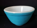 Vintage Pyrex 401 Turquoise Blue Mixing Bowl A-10 Some Scratches (lot 2144d)