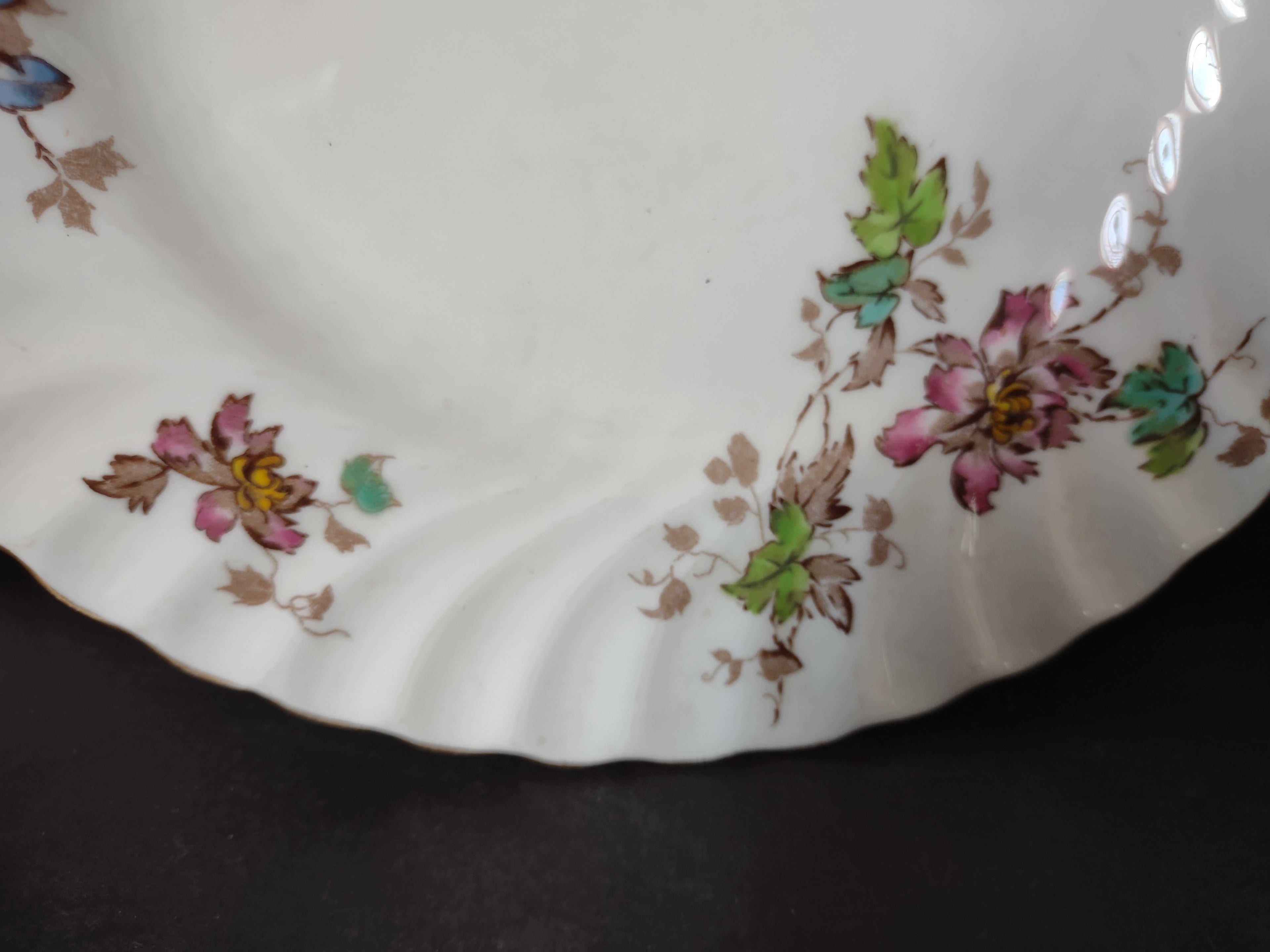Vintage Minton England Bone Vermont Lunch Salad Plate x 3 IMPERFECT (lot 5461)