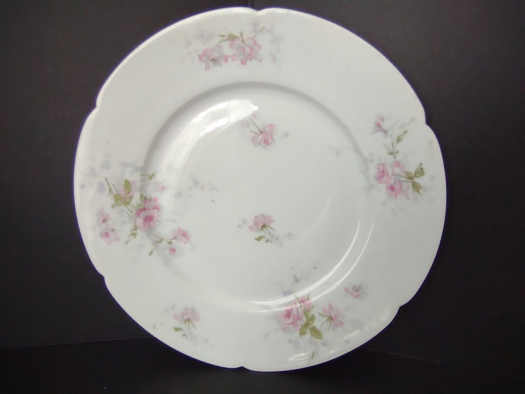 Haviland Limoges France Dinner Luncheon Plate Serving Platter Rose (lot 742)