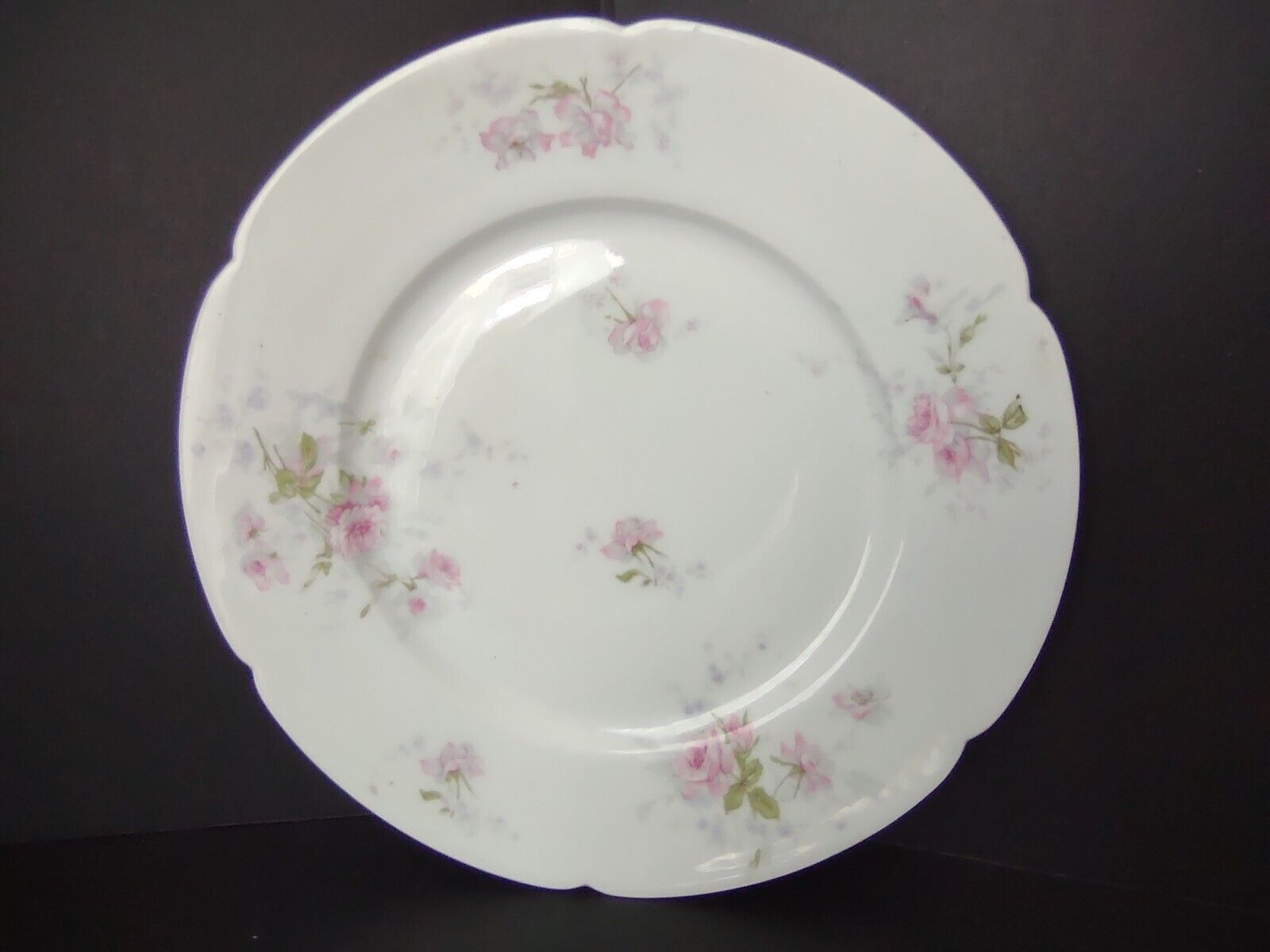 Haviland Limoges France Dinner Luncheon Plate Serving Platter Rose (lot 742)