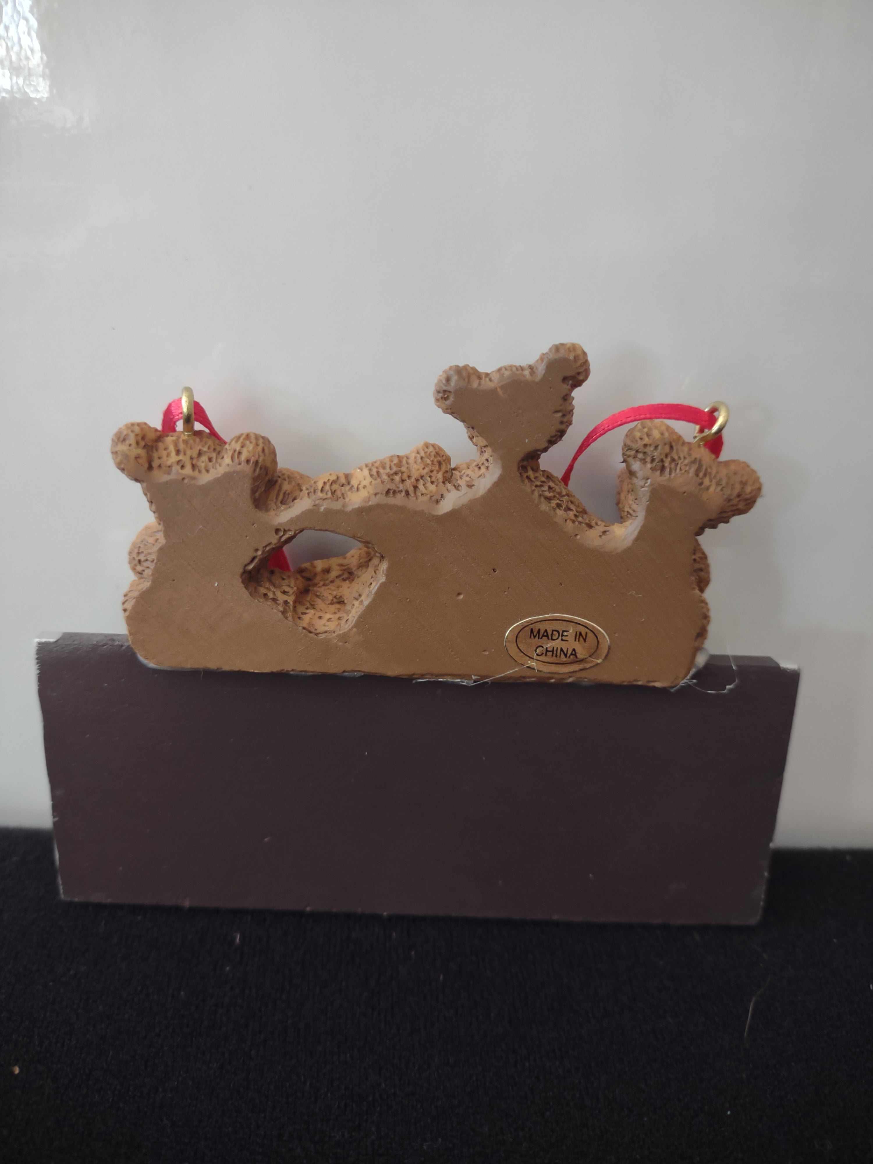 Hershey's Chocolate Christmas Ornament 4 Bears Candy Bar (Lot 4175)