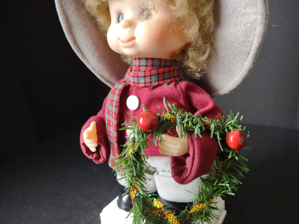Vintage Christmas Animated Collectible Undercover Kids Derek (lot 1425)