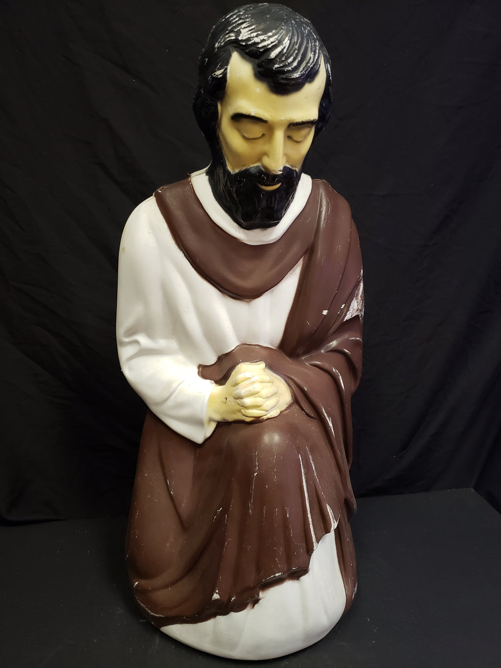 Vintage Christmas Outdoor Brown Joseph Blow Mold 27" (lot 2258)