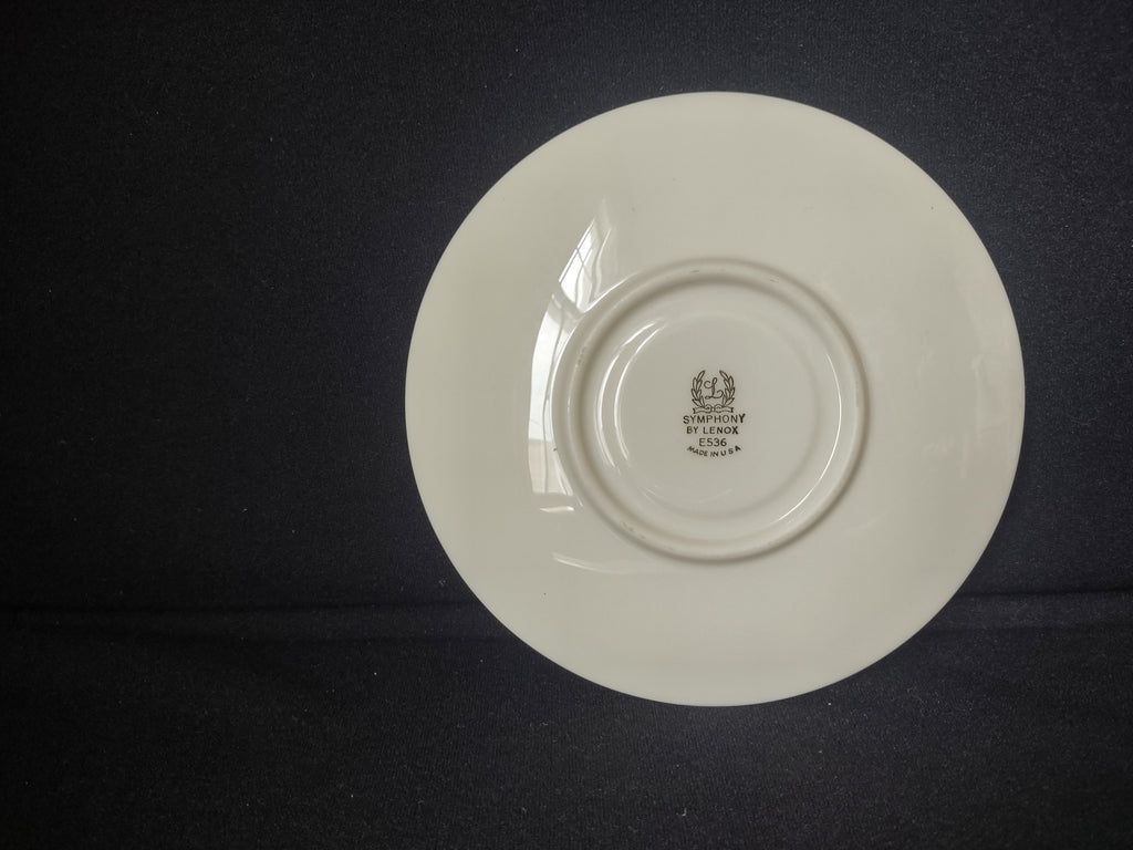 Vintage Lenox Symphony E-536 Saucer ONLY (lot 1852)