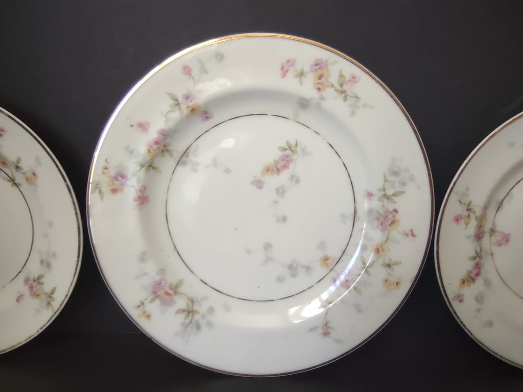 Haviland France Limoges 2 x Bread/Butter 1 x Dessert Plate (lot 1094)