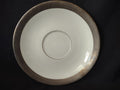 Vintage Lenox Silver Rimmed Saucer 5-3/4" Green Stamp (lot 1993)