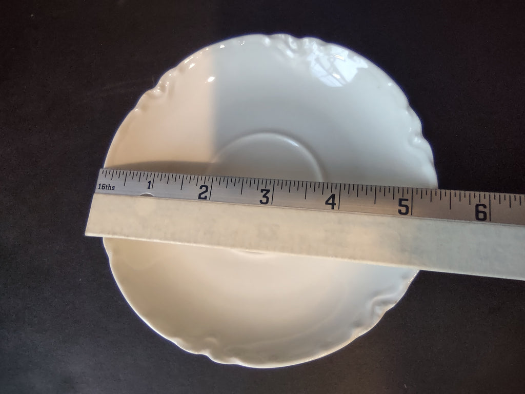 Haviland France Limoges Bouillon Cup Saucer White (lot 1037)