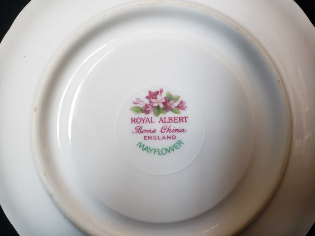 Vintage Royal Albert Bone China Mayflower Saucer ONLY (lot 2010)