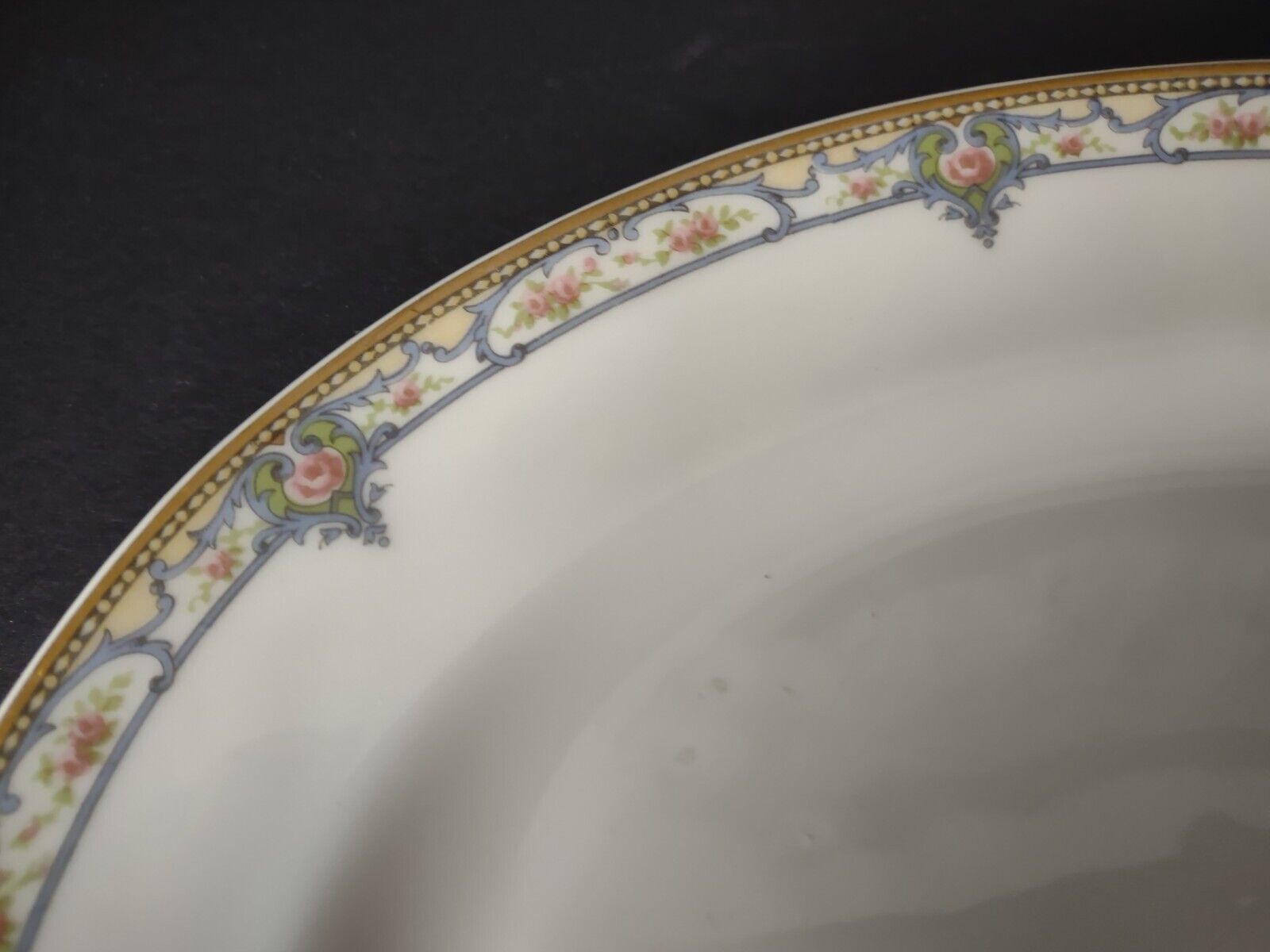 Haviland Limoges Gold Trim Serving Platter 13-1/2" (lot 341)