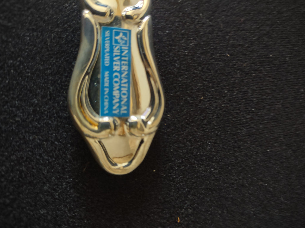 Vintage Silver Plated Engraved Christmas Serving Trowel (Lot 3327)