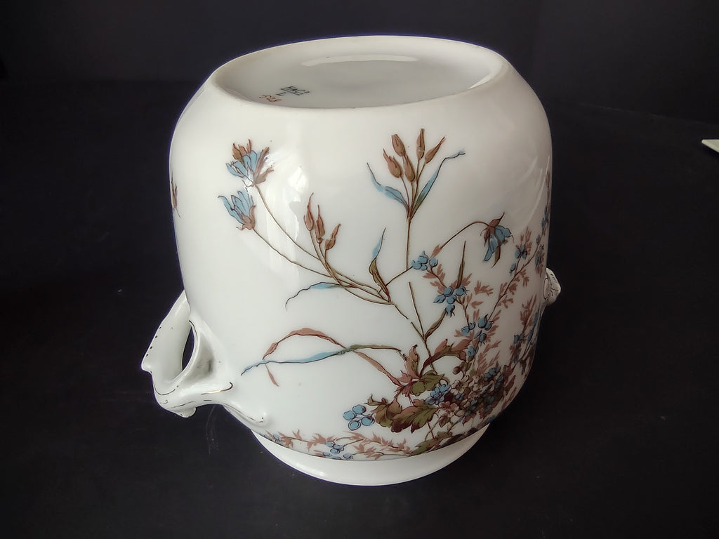 Depose Haviland Limoges Blue Flower Sugar Bowl NO LID (lot 964)