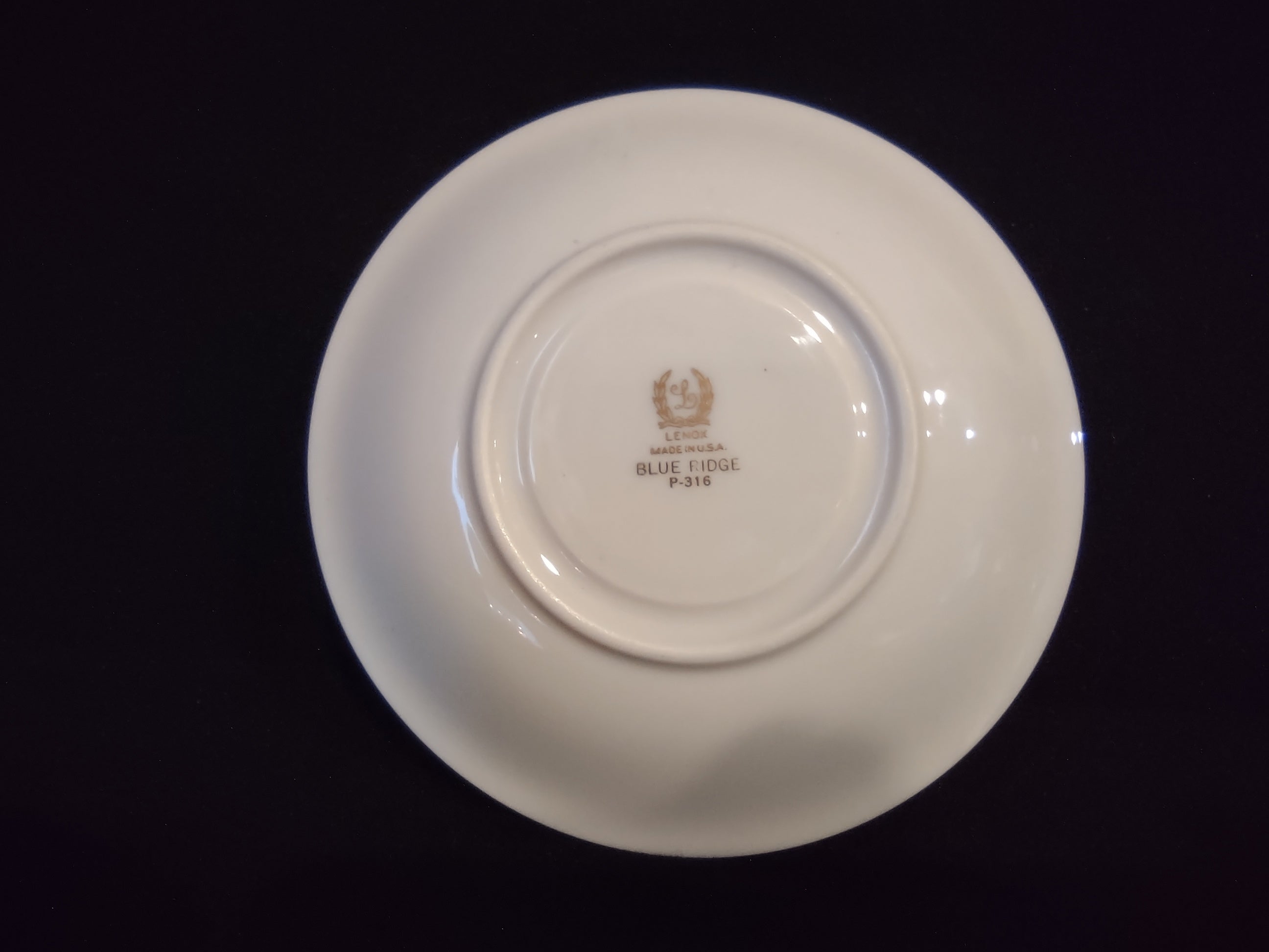 Vintage Lenox Saucer ONLY Blue Ridge Design (lot 1785)