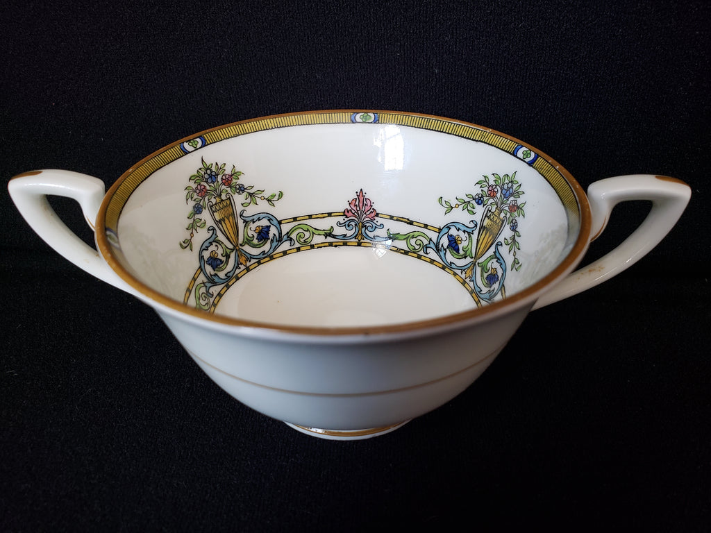 Vintage Royal Worcester Bouillon Cup Two-Handles IMPERFECT Doncaster (lot 2077)