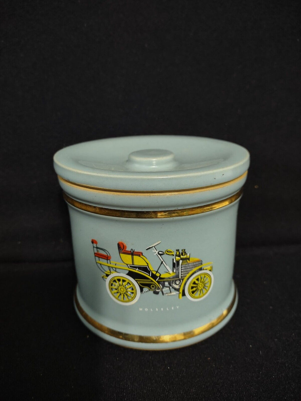 Vintage Denby Ceramic Blue Jar Daimler Austin Wolseley (lot 247)