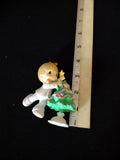 Vintage Christmas Precious Moments Holiday Collection 2 Ornaments (Lot 3617)