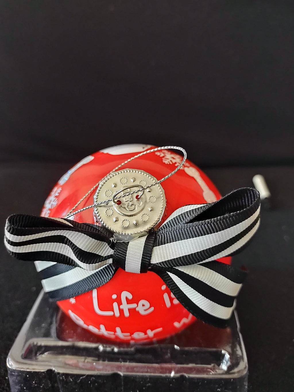 Christmas Life Is Better With A Dog 2016 Ornament Personalize Marker (Lot 3805