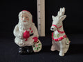 Vintage Lenox Christmas Salt Pepper Shaker IMPERFECT (lot 3420)