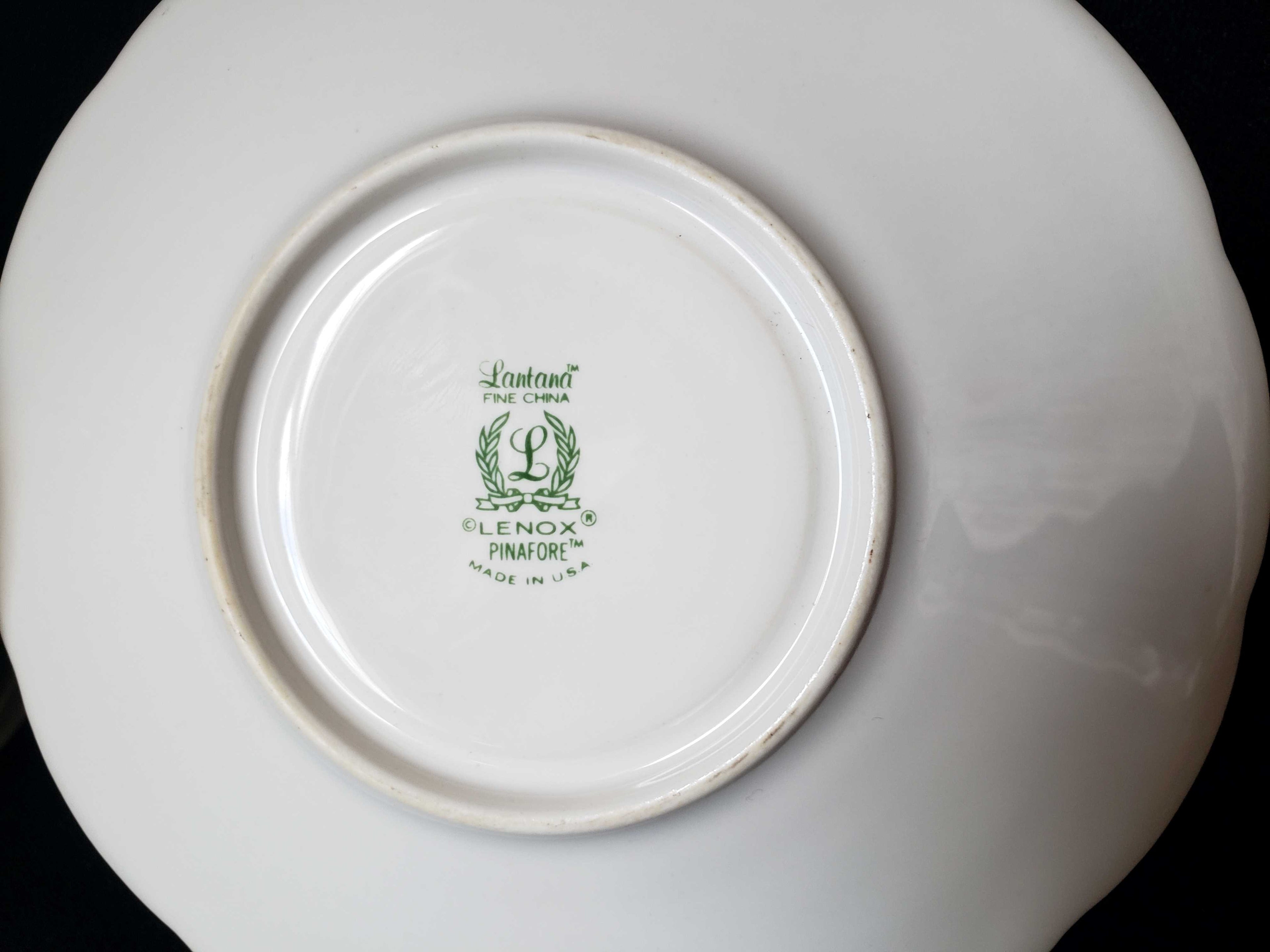 Vintage Lenox Lantana Pinafore Tea Cup with Saucer (lot 1936)