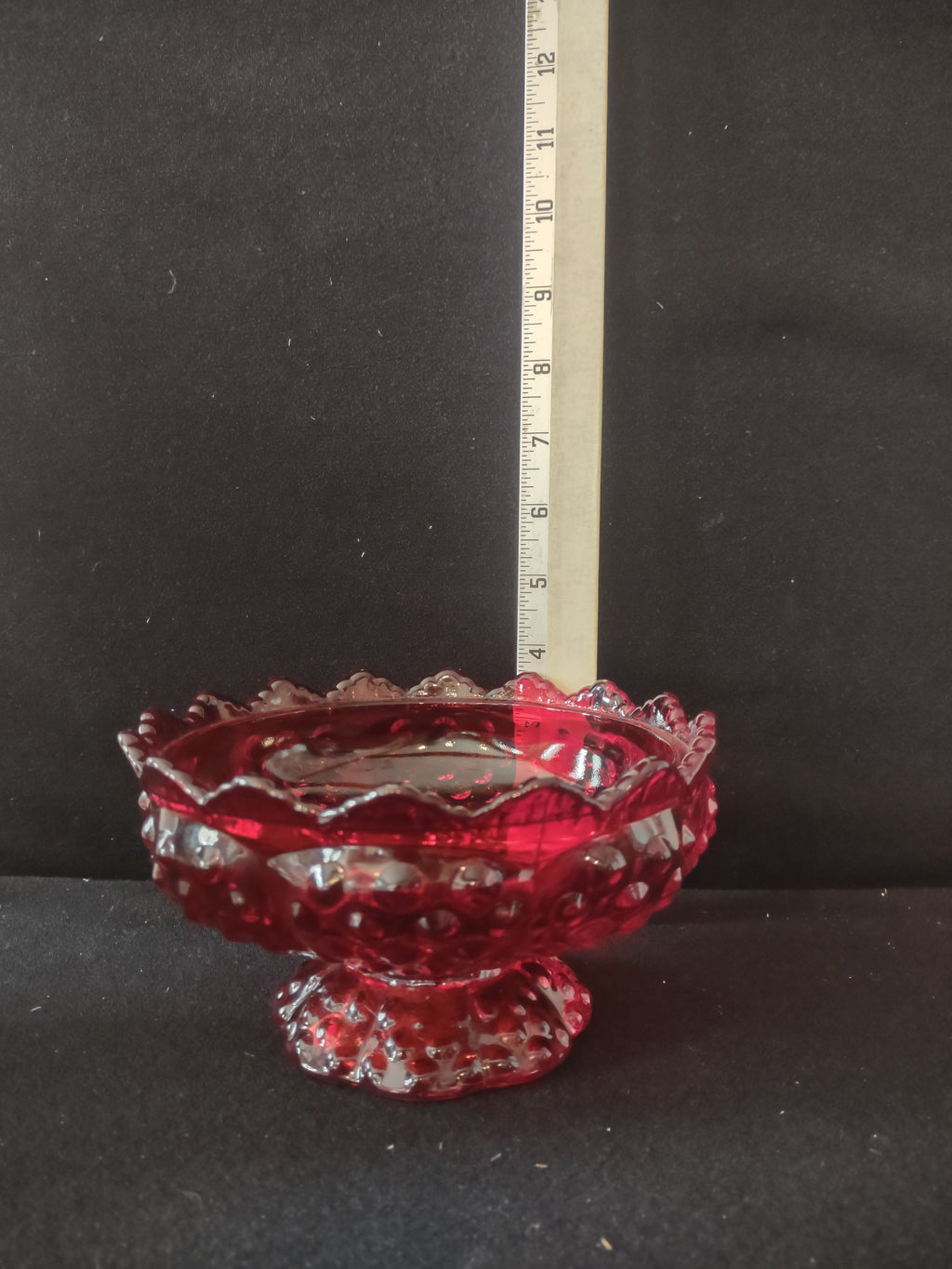 Vintage Fenton Hobnail Pattern Candy Dish NO Lid (Lot 3521)