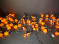 Halloween Lights String x 3 Jack-O-Lantern Pumpkin Orange (lot 3018j)