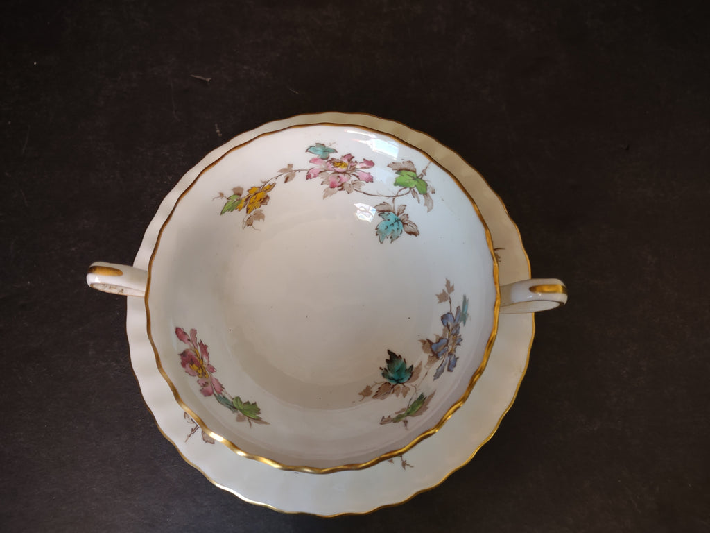 Vintage Minton England Bone China Vermont Bouillon Cup with Liner (lot 5463)