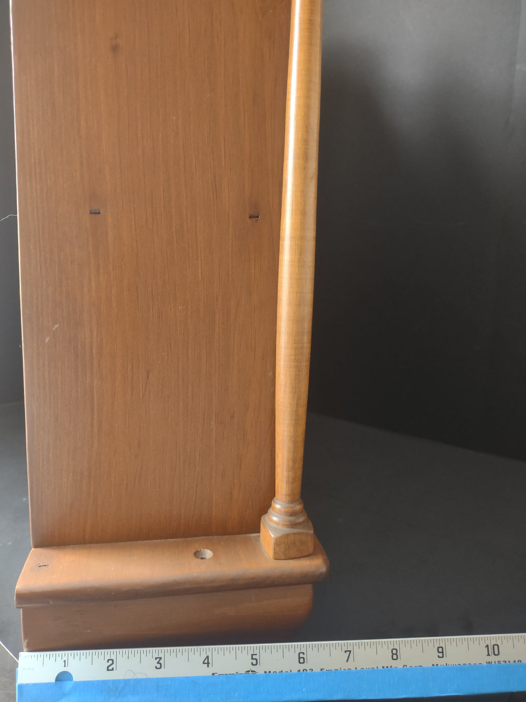 Vintage New England Clock Co Curio Cabinet Wall Clock [7256]