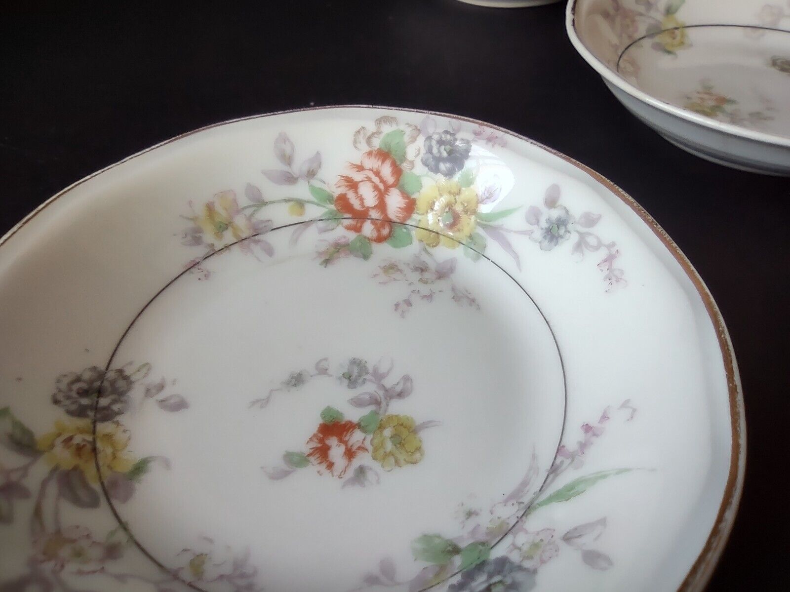 Haviland Limoges White Jewel 5 x Small Bowl 5" Floral (lot 798)