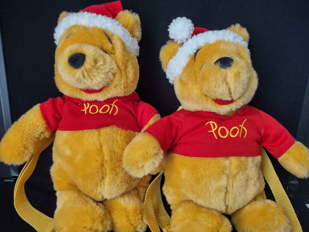 Christmas Disney Pooh Bear Toy with straps set of 2 (lot 2360)