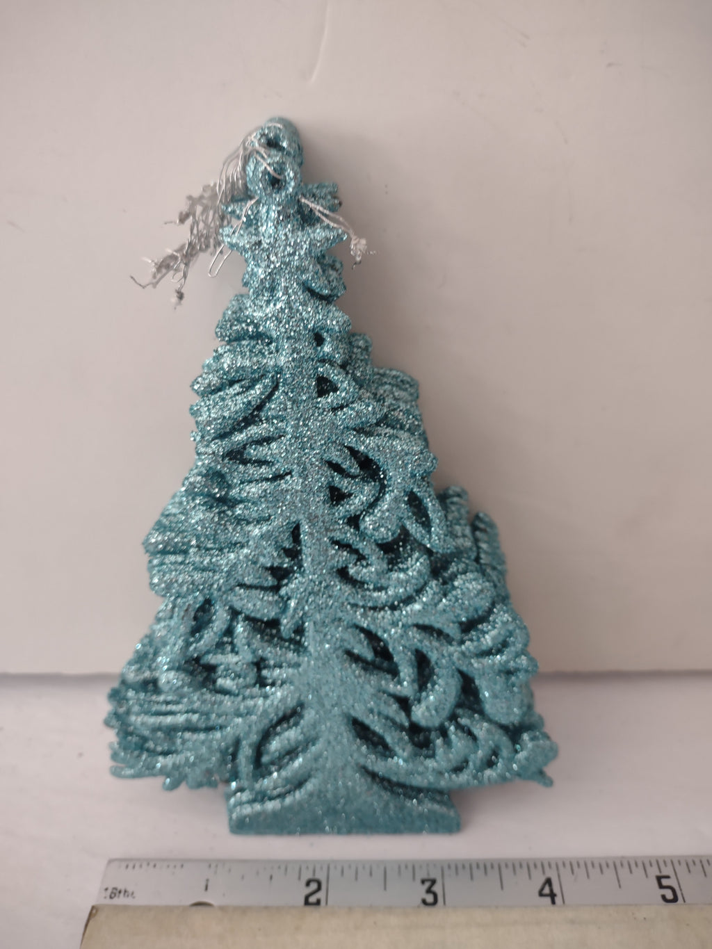 Christmas Glitter Ornaments 12 Pink Bows 12 Gifts 12 Trees 10 Angels (Lot 4155)
