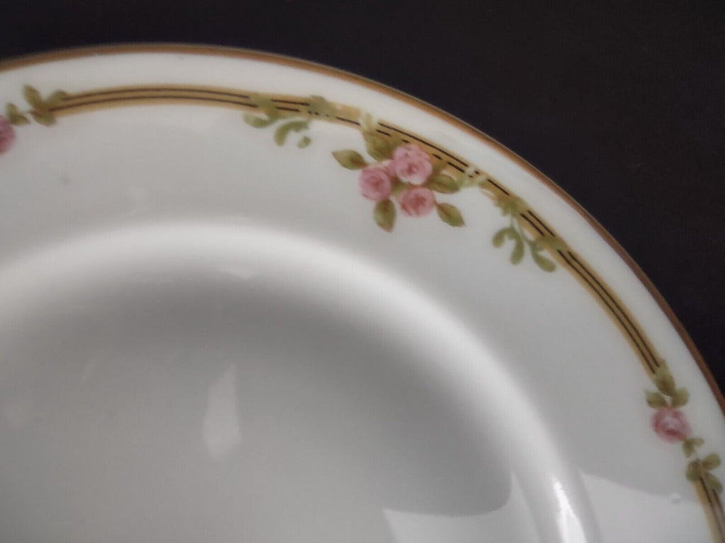 Haviland Limoges Schleiger 625 A Red Rose 2 x Dessert Plate 6-1/4" (lot 539