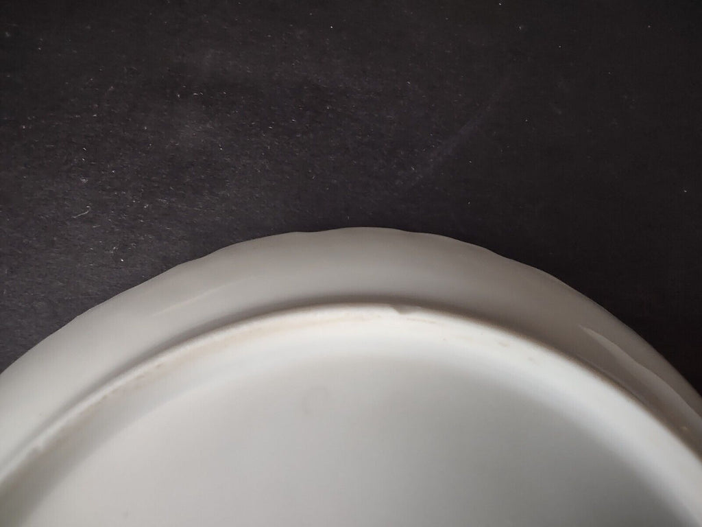 Vintage M. Redon Limoges Raised Edge Gold 3 x Bowls Pink Blue Cream (lot 695)