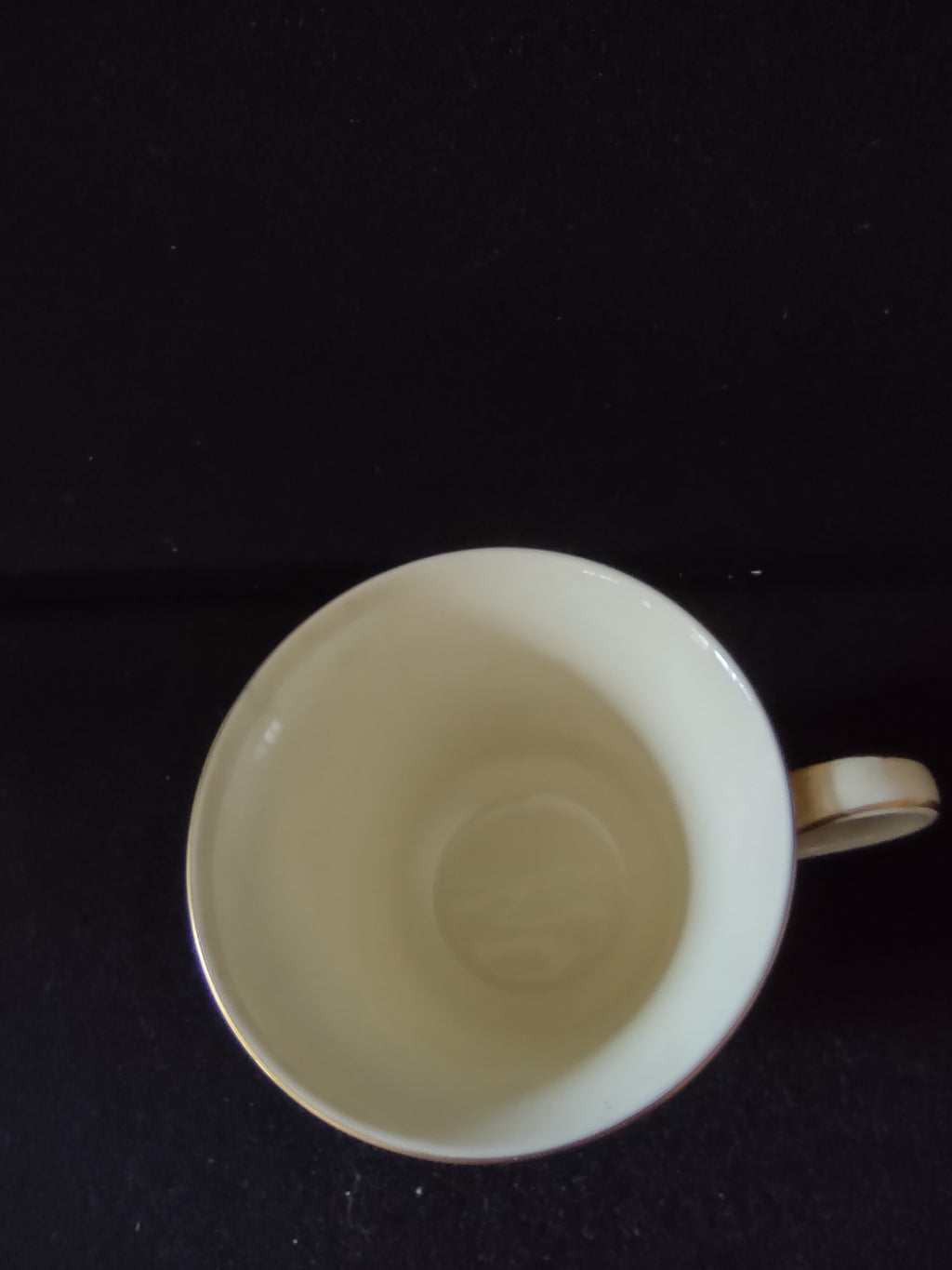 Vintage Minton Grasmere Teacup Saucer Bone China Blue Green Gold (Lot 5488)