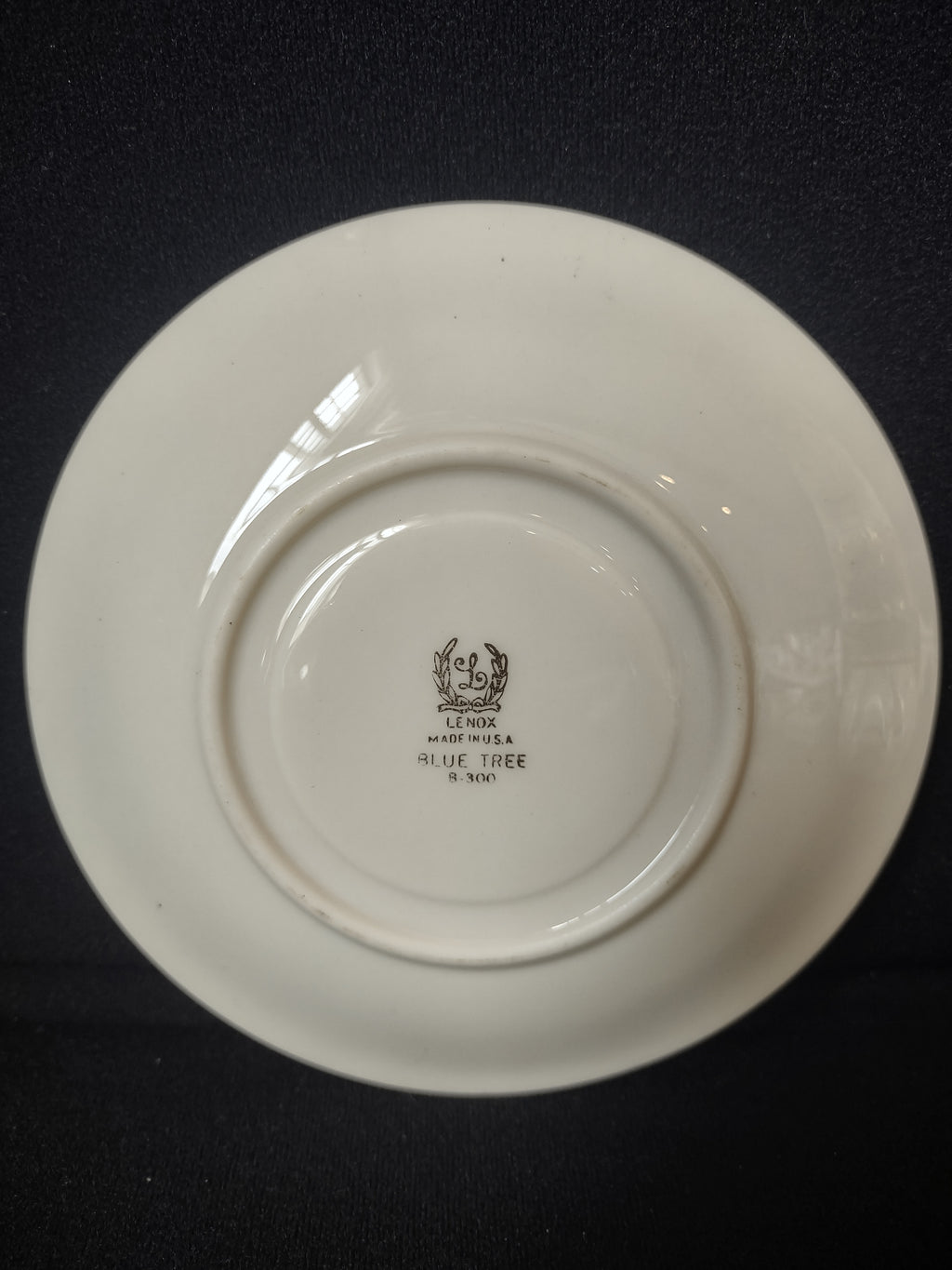 Vintage Lenox Blue Tree B-300 Saucer ONLY (lot 1864)