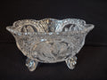Hofbayer Byrdes Crystal Footed Candy Dish (lot 2499c)